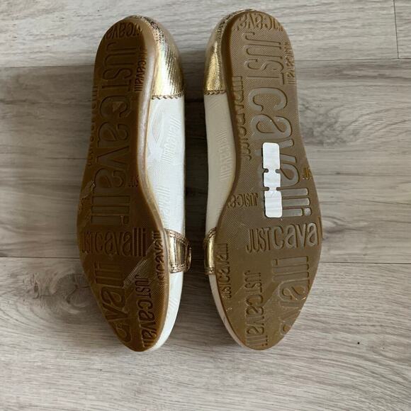 Just Cavalli Logo Flats Size 7.5 - Picture 5 of 5